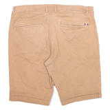 KANGOL Mens Cargo Shorts Brown L W36