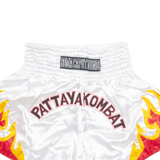 ROMA CAPUT MUNDI Thai Boxing Mens Sports Shorts White Relaxed XL W30
