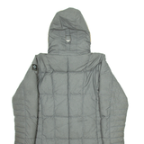 CARLO COLUCCI Womens Parka Coat Grey Hooded M