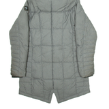 CARLO COLUCCI Womens Parka Coat Grey Hooded M