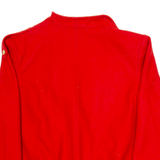 LE MINOR Womens Blazer Jacket Red M