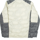 COLUMBIA Womens Puffer Coat Beige Hooded M