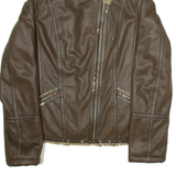 ARMANI JEANS Womens Jacket Brown M