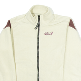 JACK WOLFSKIN Womens Fleece Jacket Cream UK 10
