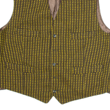 BLUM WERNER Womens Blazer Waistcoat Brown Striped M