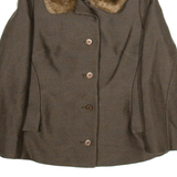 Womens Blazer Jacket Brown M