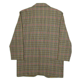 RRUC Mens Blazer Jacket Brown Check M