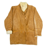 LEDER FASSLER Mens Jacket Brown Leather L