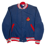 COSBY Canada Mens Bomber Jacket Blue L