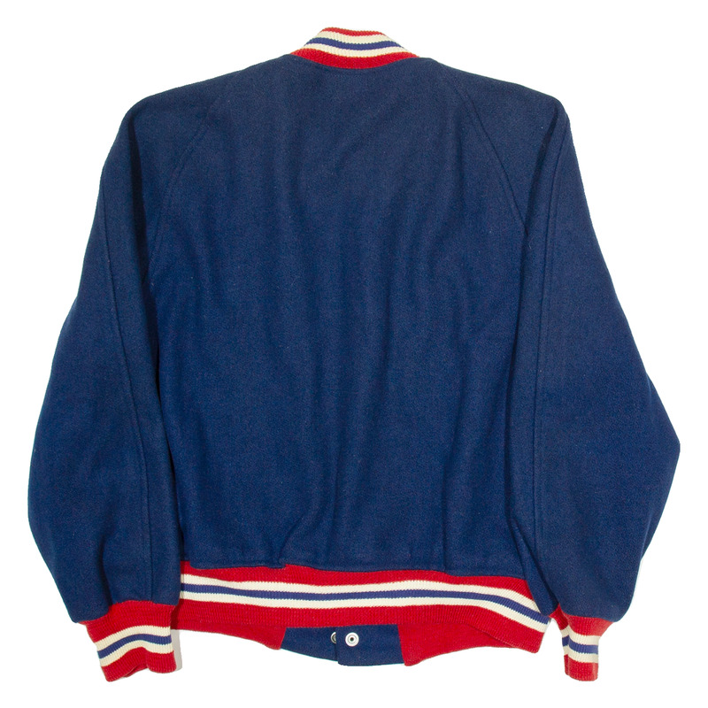 COSBY Canada Mens Bomber Jacket Blue L