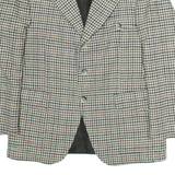 Mens Blazer Jacket Grey Houndstooth M