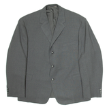 Mens Blazer Jacket Grey L