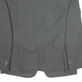 Mens Blazer Jacket Grey L