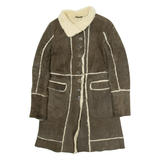 Womens Trench Jacket Brown S