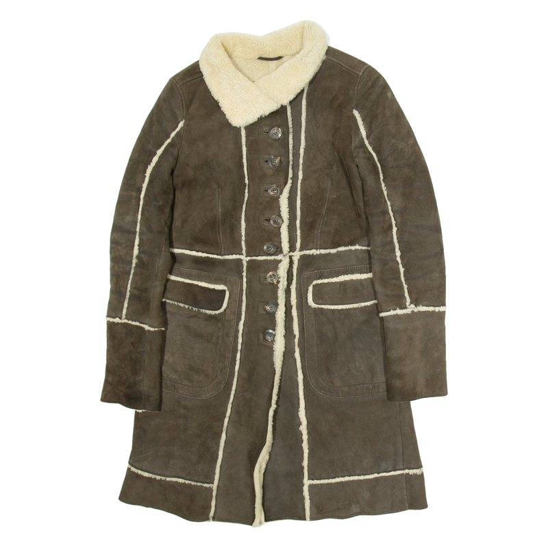 Womens Trench Jacket Brown S