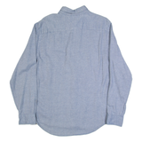 TOMMY HILFIGER New York Fit Mens Plain Shirt Blue Long Sleeve L