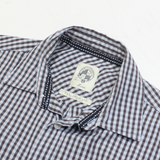 CREW CLOTHING Mens Shirt Brown Check Long Sleeve M