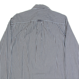 CREW CLOTHING Mens Shirt Brown Check Long Sleeve M