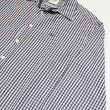 CREW CLOTHING Mens Shirt Brown Check Long Sleeve M