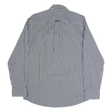 CREW CLOTHING Mens Shirt Brown Check Long Sleeve M