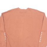 ADIDAS Womens Sweatshirt Orange UK 10