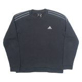 ADIDAS Mens Sweatshirt Black S