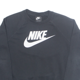 NIKE Womens Sweatshirt Black XS