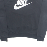 NIKE Womens Sweatshirt Black XS