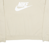NIKE Womens Sweatshirt Beige M