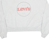 LEVI'S Cropped Womens Sweatshirt Grey S