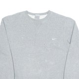 NIKE Womens Sweatshirt Grey S