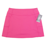 SKECHERS Womens Skort Skirt Pink Short XL