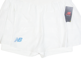 NEW BALANCE Womens Skort Skirt White Short XL