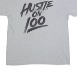 ADIDAS Hustle On 100 Mens T-Shirt Grey L