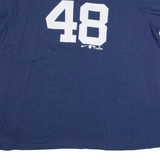 NIKE New York Yankees Womens T-Shirt Blue USA 2XL
