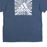 ADIDAS Mens T-Shirt Blue L