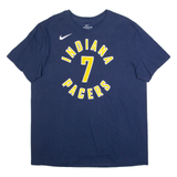 NIKE Indiana Pacers Signed Mens T-Shirt Blue USA L