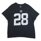 NIKE Las Vegas Raiders Womens T-Shirt Black USA XL