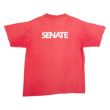 MURINA Softball Game Mens T-Shirt Pink 90s USA L