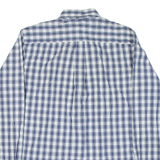TOMMY HILFIGER Mens Shirt Blue Check Long Sleeve S