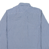 TOMMY HILFIGER Mens Shirt Blue Gingham Long Sleeve M