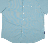 NAUTICA Mens Plain Shirt Blue XL