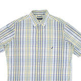 NAUTICA Mens Shirt Blue Check L
