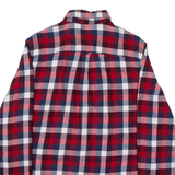 CHAPS Mens Flannel Shirt Red Check Long Sleeve S