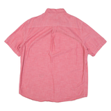 CHAPS Mens Plain Shirt Pink L