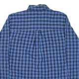 CHAPS Mens Shirt Blue Check Long Sleeve L