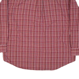 NAUTICA Mens Shirt Red Check Long Sleeve 2XL