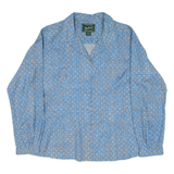 WOOLRICH Womens Shirt Blue Floral Long Sleeve XL