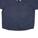 LEE Mens Plain Shirt Blue 2XL