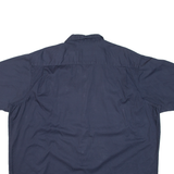 LEE Mens Plain Shirt Blue 2XL